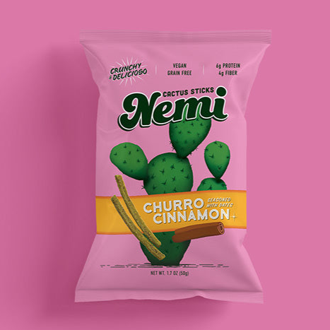 Nemi Cactus Sticks - Churro Cinnamon FREE
