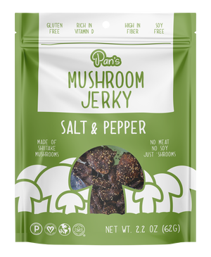 Salt & Pepper Mushroom Jerky