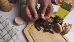 Salt & Pepper Mushroom Jerky