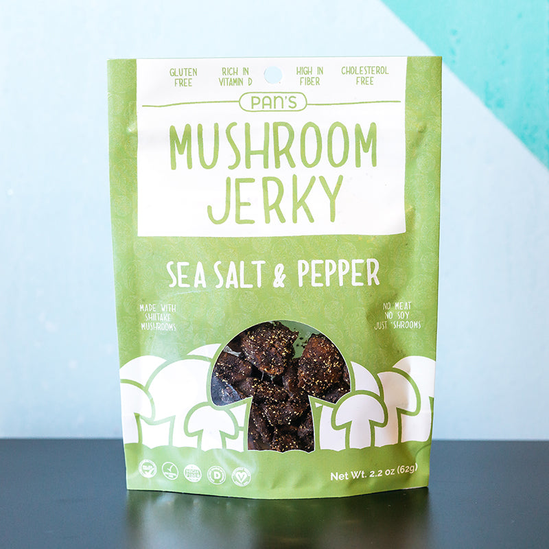 Pan's Mushroom Jerky - Salt & Pepper