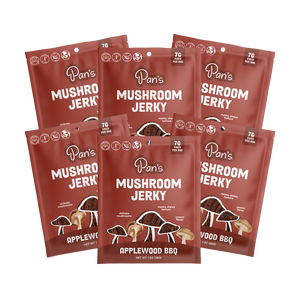 Applewood BBQ Mushroom Jerky - Single Serve Pack