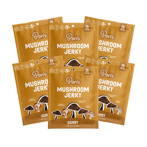 Curry Mushroom Jerky - Single Serve Pack