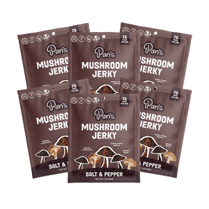 Salt & Pepper Mushroom Jerky - Single Serve Pack