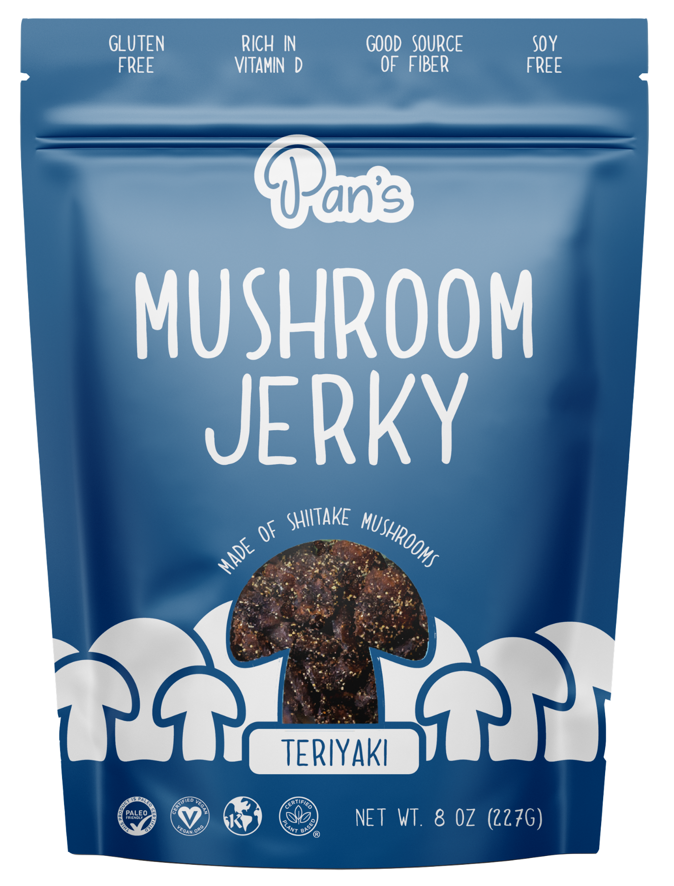 Teriyaki Mushroom Jerky - Limited Edition Bulk 8oz