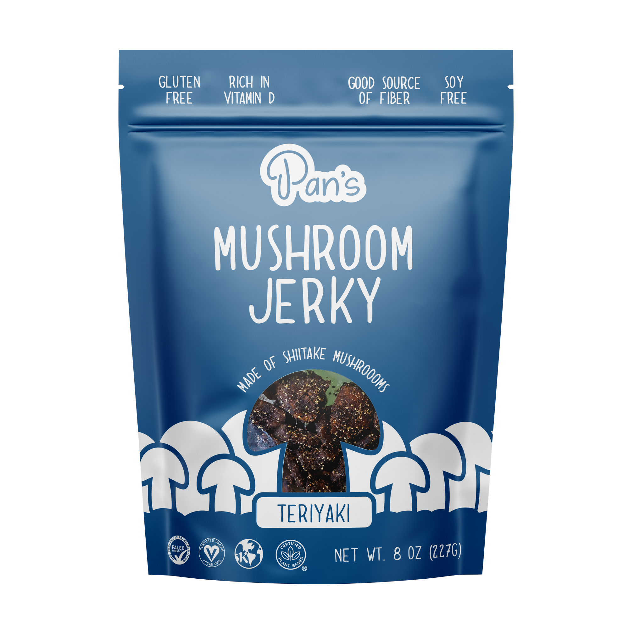 Teriyaki Mushroom Jerky - Limited Edition Bulk 8oz