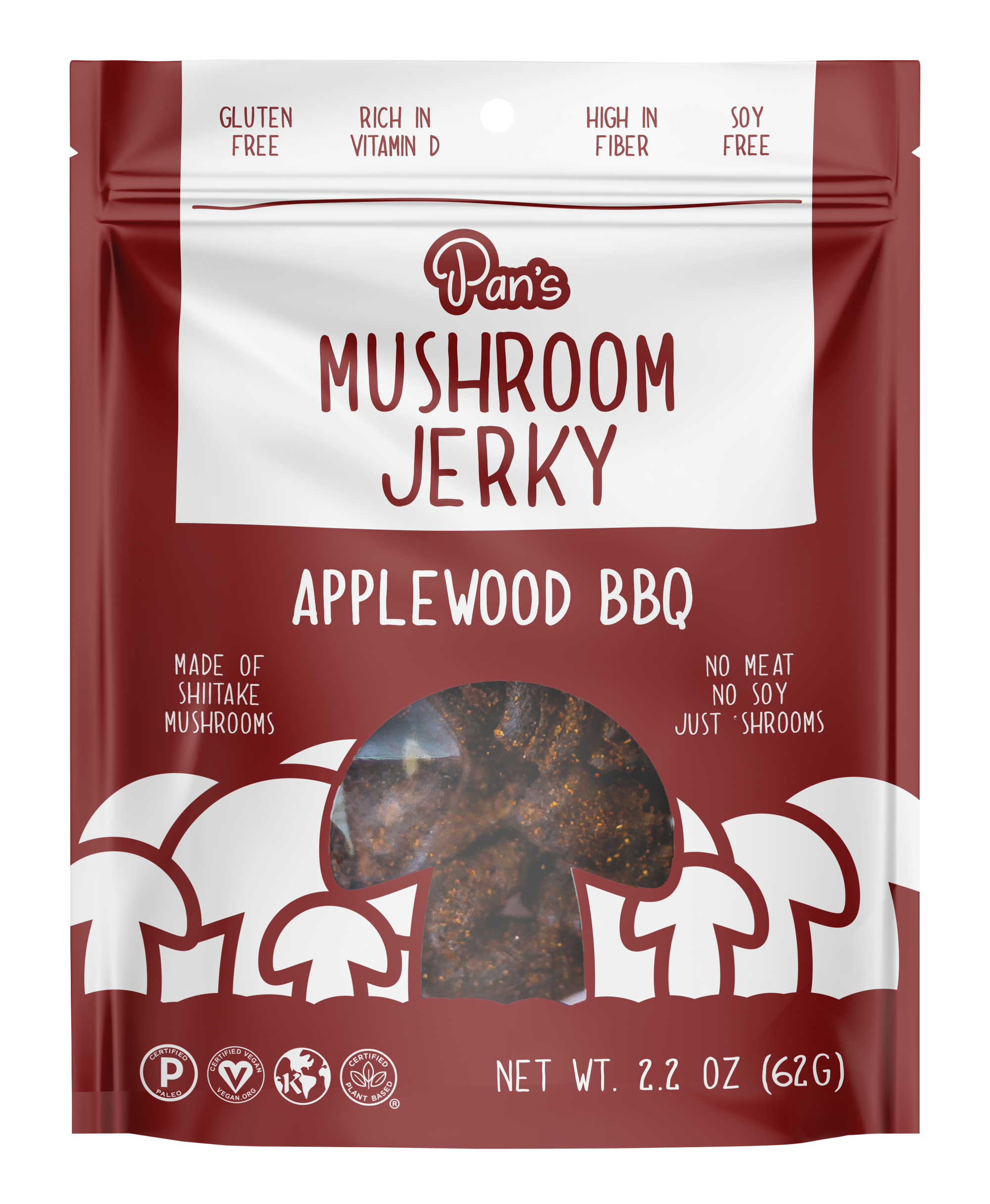 Applewood BBQ Mushroom Jerky