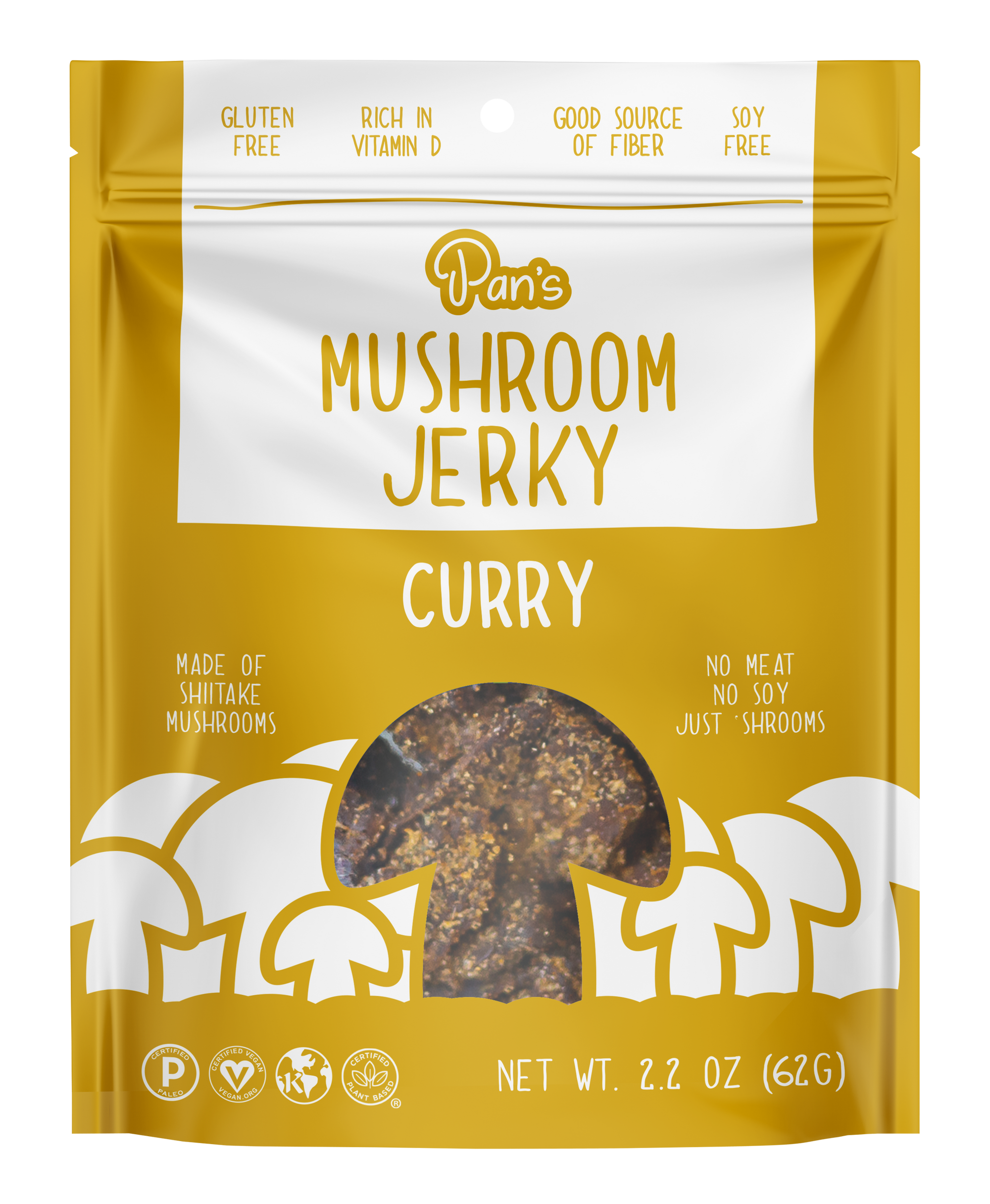 Curry Mushroom Jerky