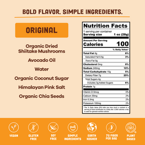 Original Mushroom Jerky - Single Serve Pack