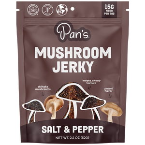 Salt & Pepper Mushroom Jerky