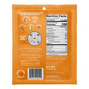 Original Mushroom Jerky - Single Serve Pack