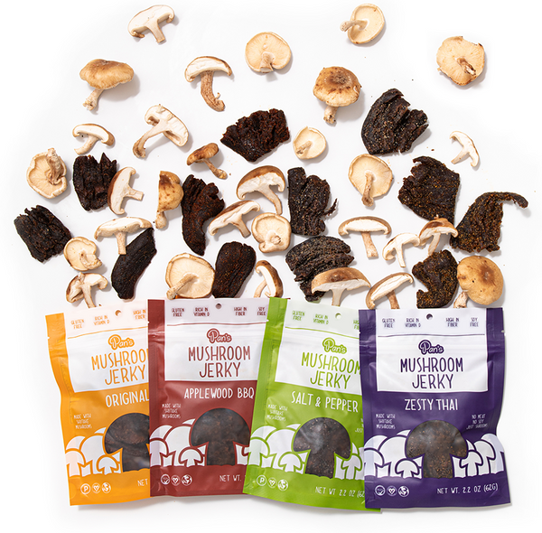 Pan’s Mushroom Jerky PlantBased Shiitake Mushroom Jerky