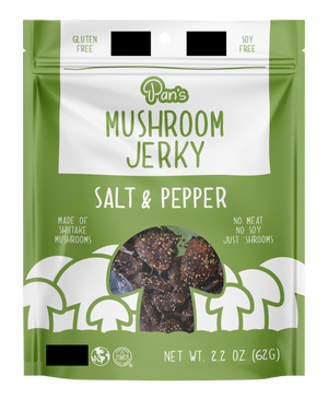 Salt & Pepper Mushroom Jerky - Upcycled Packaging Bundle