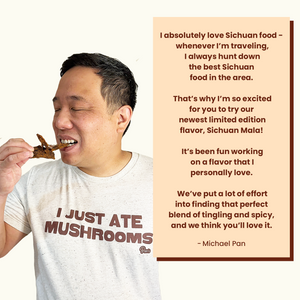 Sichuan Mala Mushroom Jerky