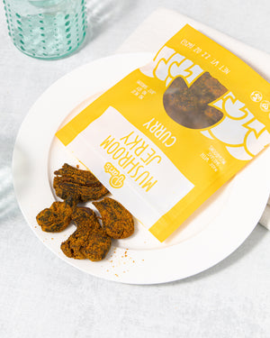 Curry Mushroom Jerky