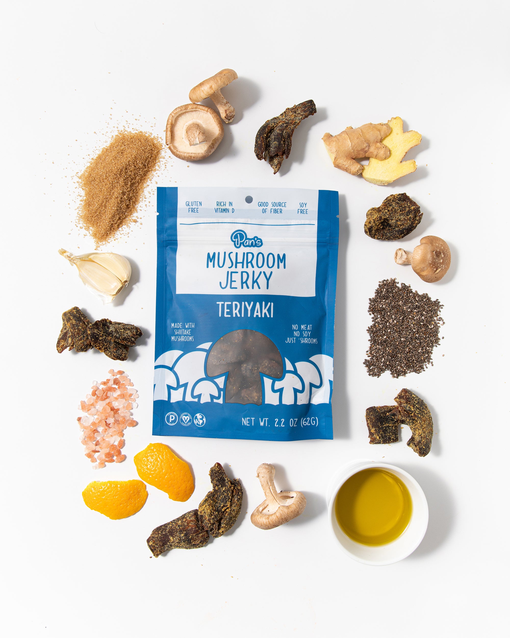 Teriyaki Mushroom Jerky