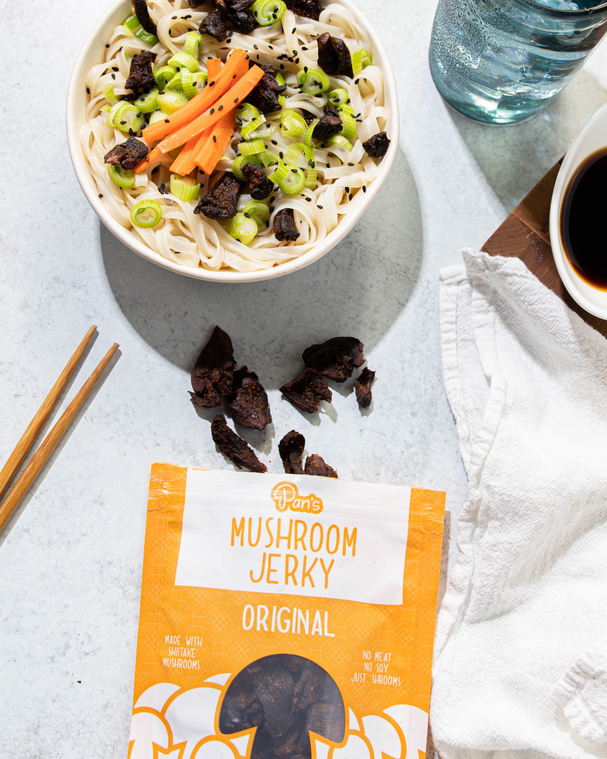 Pan's Mushroom Jerky - Original Vegan Mushroom Jerky